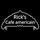 Ricks Cafe Americain  Handmade Art Neon Sign