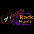 Rock And Roll Acoustic Guitar 1 Handmade Art Neon Sign