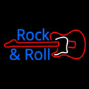 Rock And Roll With Guitar 2 Handmade Art Neon Sign