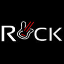 Rock Guitar 2 Handmade Art Neon Sign