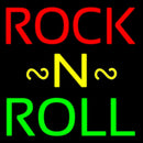 Rock N Roll 2 Handmade Art Neon Sign