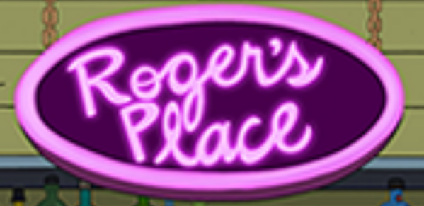 Roger’s Place Handmade Art Neon Signs