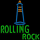 Rolling Rock Lighthouse Lounge Beer Sign Handmade Art Neon Sign