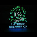 Rolling Rock Handmade Art Neon Sign