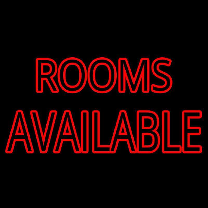 Rooms Available Vacancy Handmade Art Neon Sign