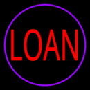 Round Loan Handmade Art Neon Sign
