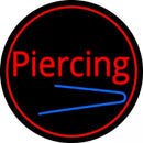 Round Piercing Handmade Art Neon Sign