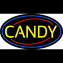 Round Yellow Candy Handmade Art Neon Sign