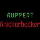 Ruppert Knickerbocker Handmade Art Neon Sign