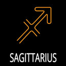 Sagittarius Logo Handmade Art Neon Sign
