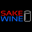 Sake Wine With Glass Handmade Art Neon Sign