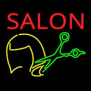 Salon With Scissor Logo Handmade Art Neon Sign