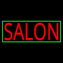 Salon With Yellow Border Handmade Art Neon Sign