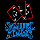 Samuel Adams Ace And Poker Beer Sign Handmade Art Neon Sign