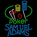 Samuel Adams Poker Ace Coin Table Beer Sign Handmade Art Neon Sign