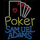 Samuel Adams Poker Ace Series Beer Sign Handmade Art Neon Sign