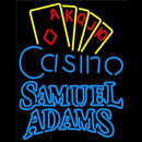 Samuel Adams Poker Casino Ace Series Beer Sign Handmade Art Neon Sign