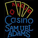 Samuel Adams Poker Casino Ace Series Beer Sign Handmade Art Neon Sign