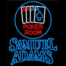 Samuel Adams Poker Room Beer Sign Handmade Art Neon Sign