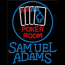 Samuel Adams Poker Room Beer Sign Handmade Art Neon Sign