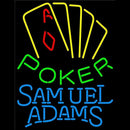 Samuel Adams Poker Yellow Beer Sign Handmade Art Neon Sign