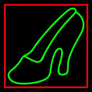 Sandal High Heel With Border Handmade Art Neon Sign