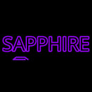 Sapphire Purple Handmade Art Neon Sign