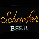 Schaefer Beer Logo Pub Display Handmade Art Neon Sign