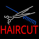Scissor And Comb Haircut Handmade Art Neon Sign