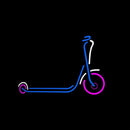 Scooter Logo Handmade Art Neon Sign
