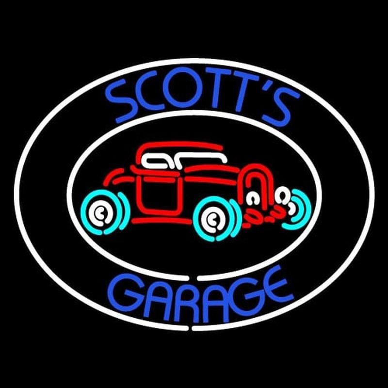 Scotts Garage Handmade Art Neon Sign