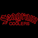 Seagram Logo Wine Coolers Beer Sign Handmade Art Neon Sign