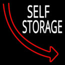 Self Storage Block Arrow Handmade Art Neon Sign