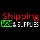 Shipping And Supplies With Logo Handmade Art Neon Sign