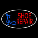 Shoe Repair Logo White Border Handmade Art Neon Sign