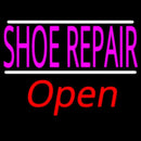 Shoe Repair Open With White Line Handmade Art Neon Sign