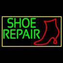 Shoe Repair Yellow Border Handmade Art Neon Sign