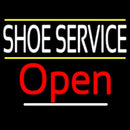 Shoe Service Open Handmade Art Neon Sign