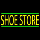 Shoe Store With Green Line Handmade Art Neon Sign