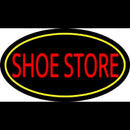 Shoe Store With Oval Handmade Art Neon Sign