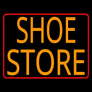 Shoe Store With Red Border Handmade Art Neon Sign