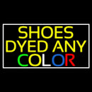 Shoes Dyed And Color With Border Handmade Art Neon Sign