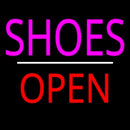 Shoes Open White Line Handmade Art Neon Sign
