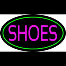 Shoes Oval Green Handmade Art Neon Sign