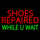 Shoes Repaired While You Wait Handmade Art Neon Sign
