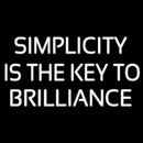 Simplicity Is The Key To Brilliance Handmade Art Neon Sign