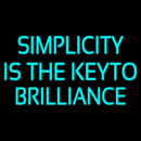 Simplicity Is The Keyto Handmade Art Neon Sign