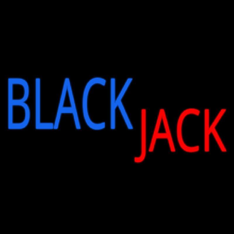 Singal Line Blackjack Handmade Art Neon Sign