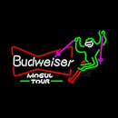 Ski Mogul Tour Budweiser Handmade Art Neon Sign