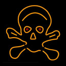 Skull Bulb Handmade Art Neon Sign